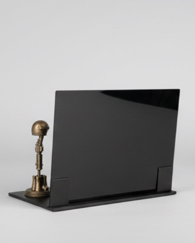 Gold Star Family Commemorative Nameplate - Custom 3D Tribute