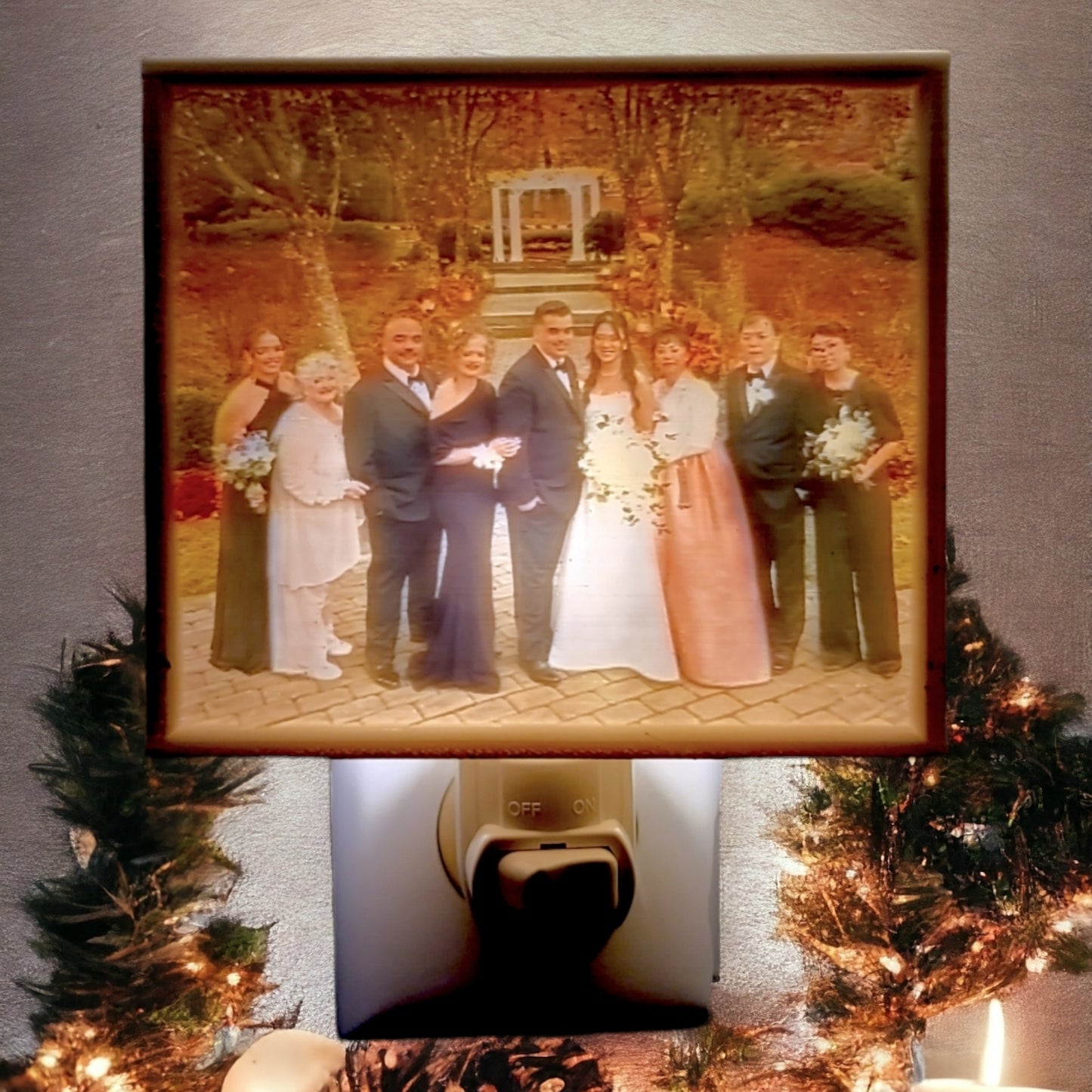 LED 3D Printed Lithophane Night Light (Personalized)