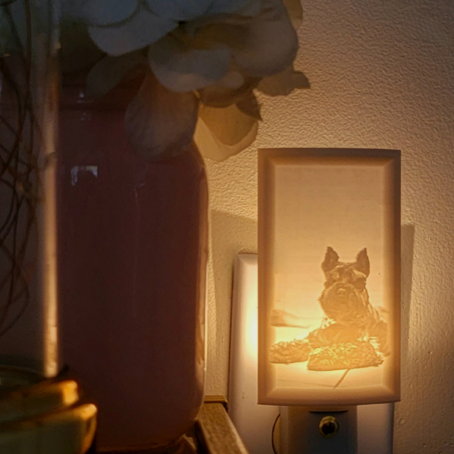 LED 3D Printed Lithophane Night Light (Personalized)