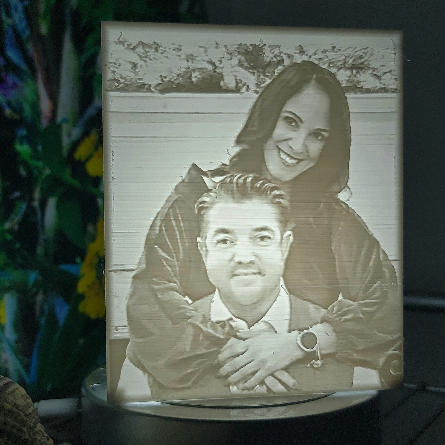Black and White Photo Lamp