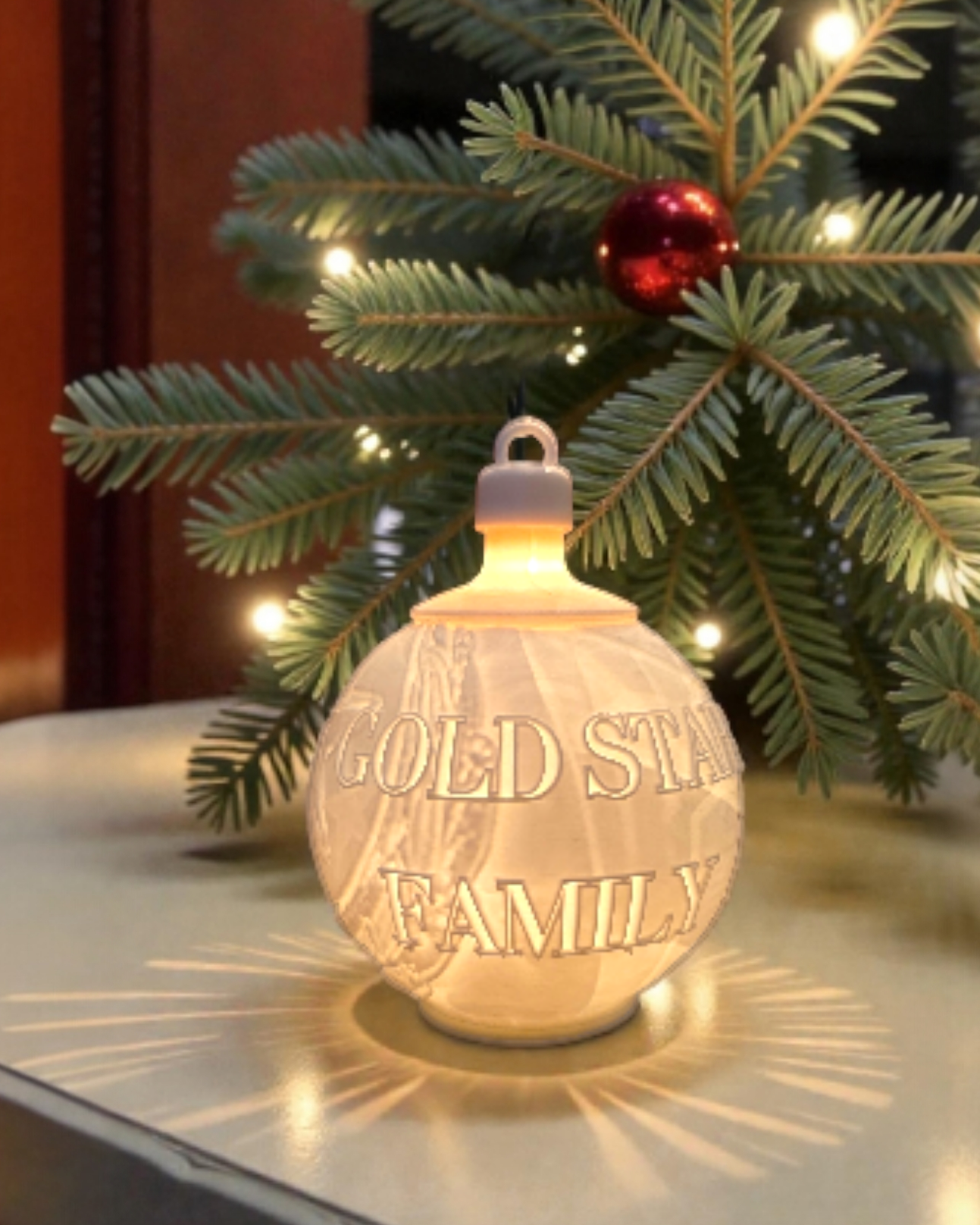 White House Gold Star Famiy Ornament