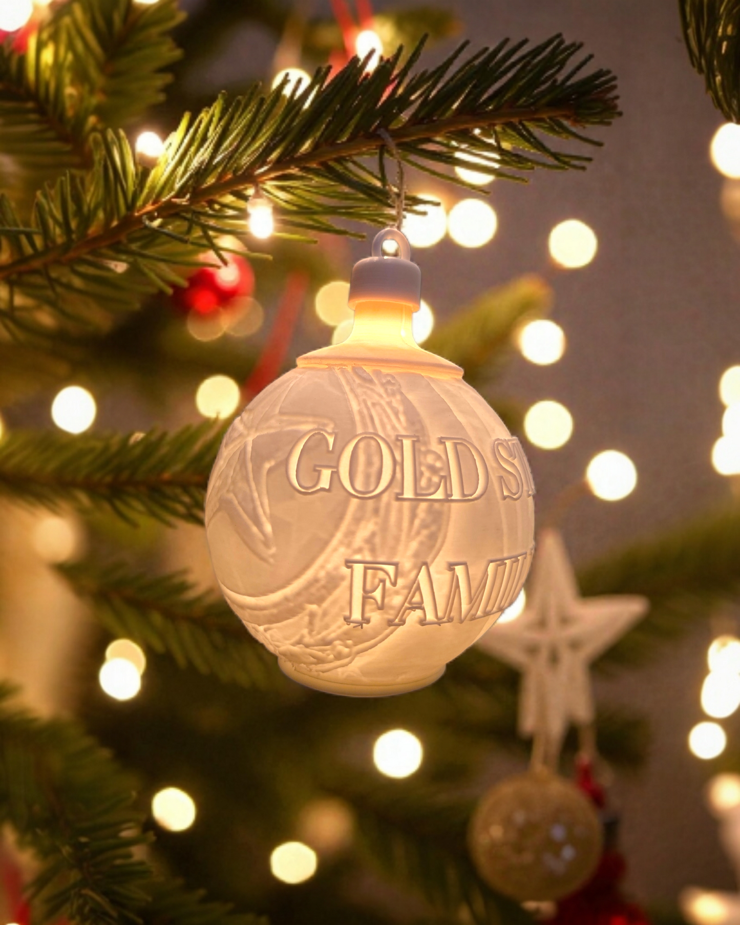 White House Gold Star Famiy Ornament