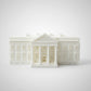 White House Architectural Model | 3D Printed Landmark Decor