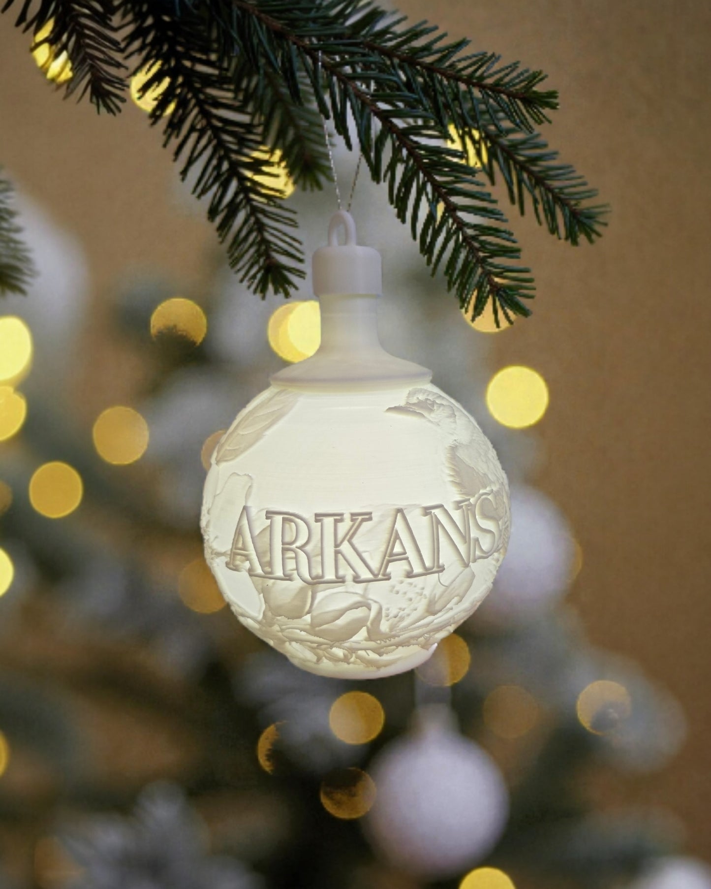 White House Gold Star Tree State Ornament - Choose Your State