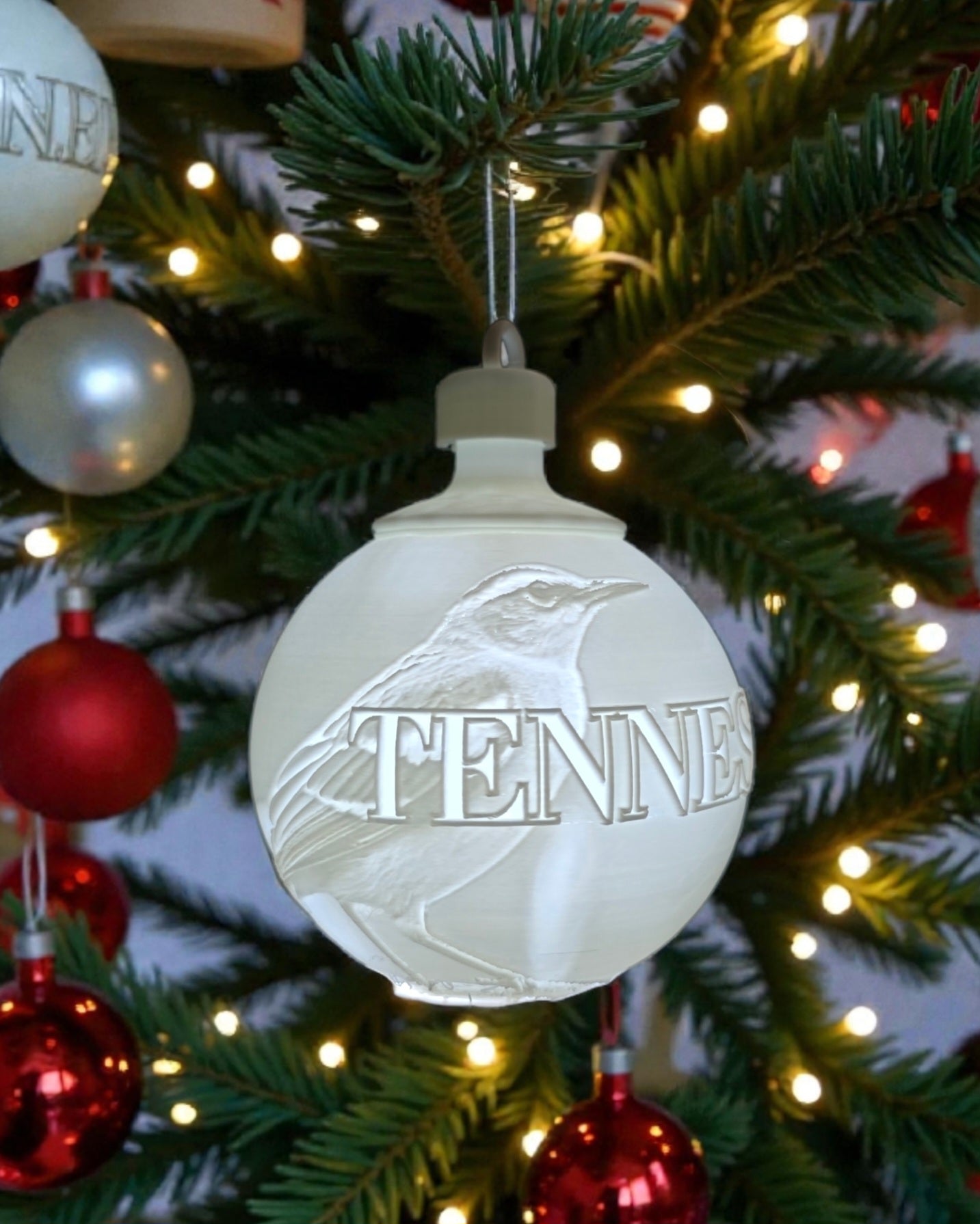 White House Gold Star Tree State Ornament - Choose Your State