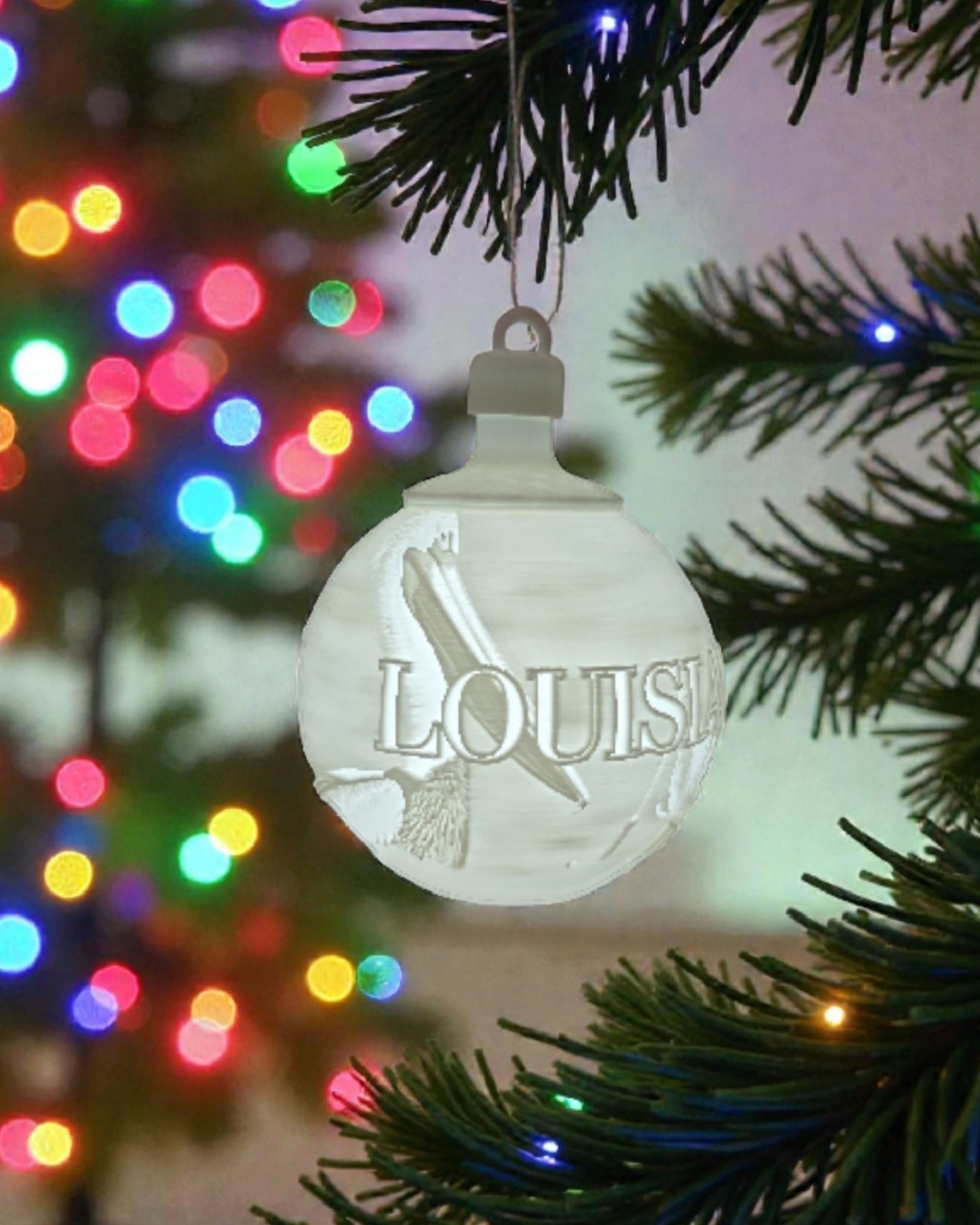 White House Gold Star Tree State Ornament - Choose Your State