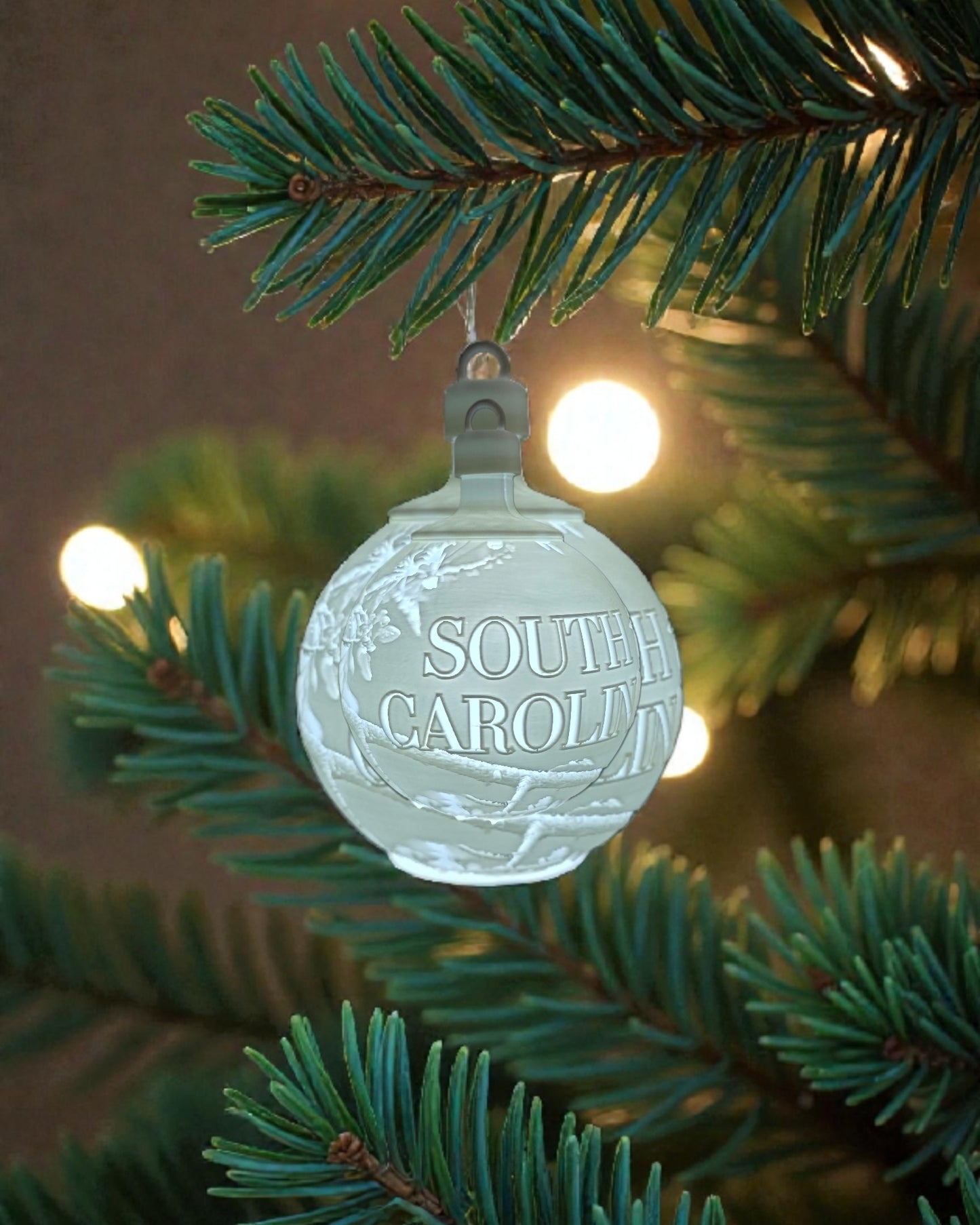 White House Gold Star Tree State Ornament - Choose Your State