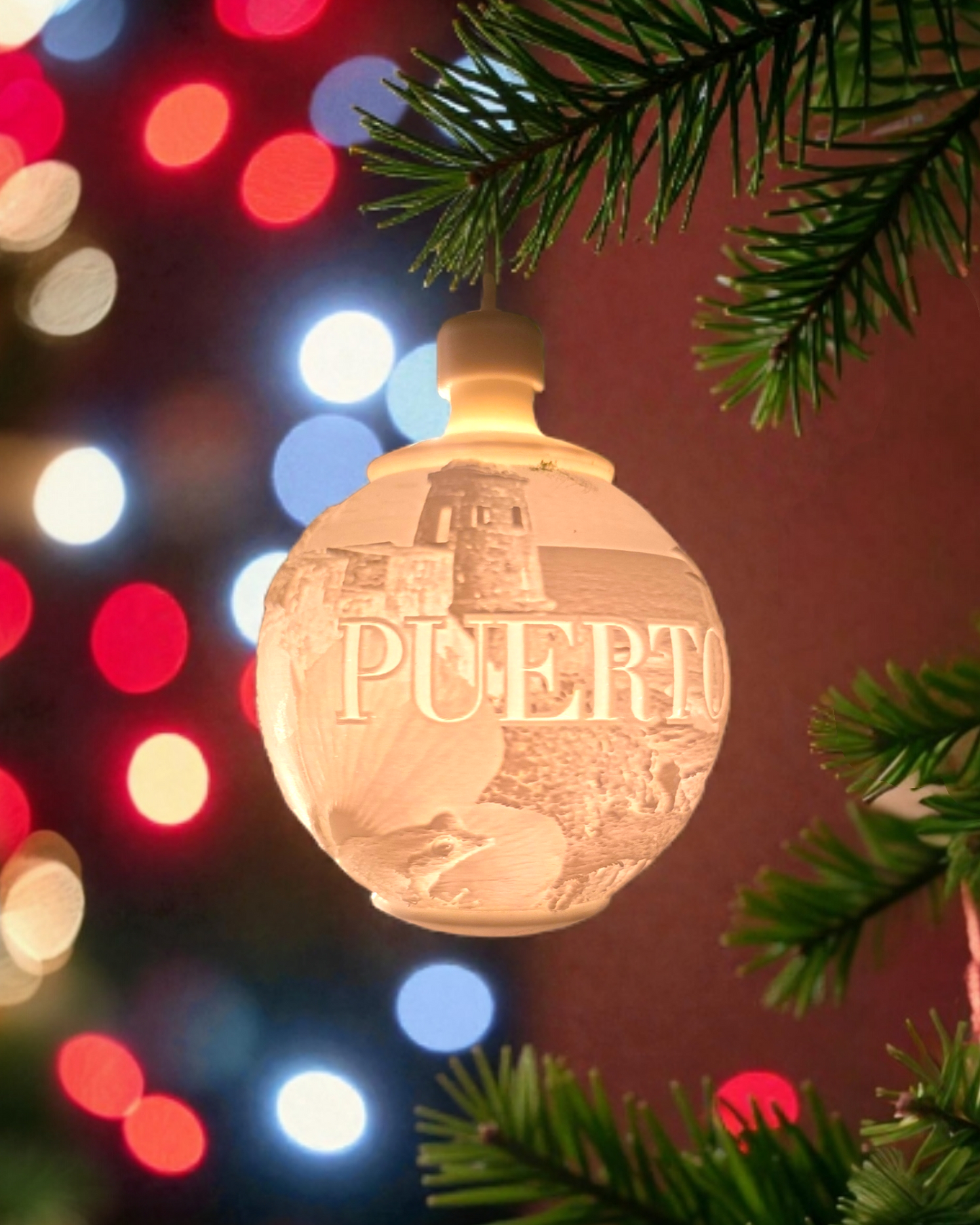 White House Gold Star Tree State Ornament - Choose Your State